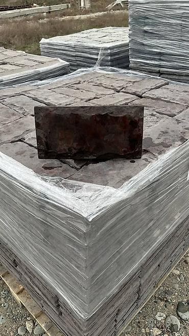 Тротуарная плитка «Под дикий камень» - Формат: квадратные плиты с