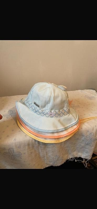 шляпа детский: Комплект, цвет - Голубой — 3