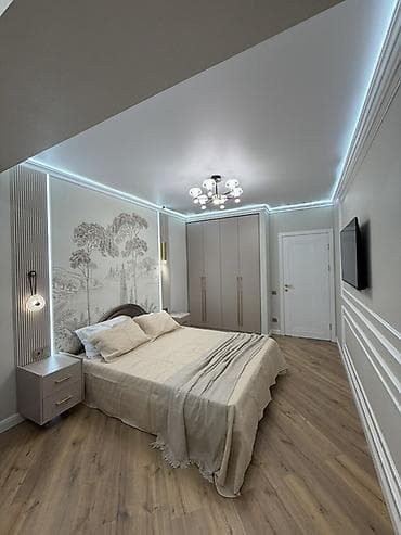 vip kant: 3 комнаты, 80 м², Элитка, 9 этаж, Дизайнерский ремонт — 1