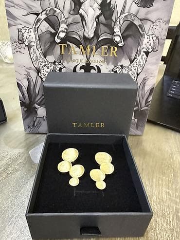 Бижутерия: Серьги TAMLER - Модель: дизайнерские серьги TAMLER в фирменной — 1
