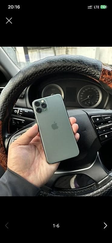 macbook pro 2015: IPhone 11 Pro, Б/у, 64 ГБ, Matte Midnight Green, Защитное стекло, Чехол, 100 % — 1