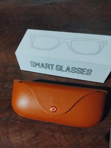 Умные очки Smart Glasses копия в классической прямоугольной оправе -