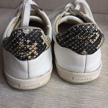 Эркектер кийими: Кроссовкалар, 38, Calvin Klein, Колдонулган, түсү - Ак, Өзү алып кетүү, Акылуу жеткирүү — 8