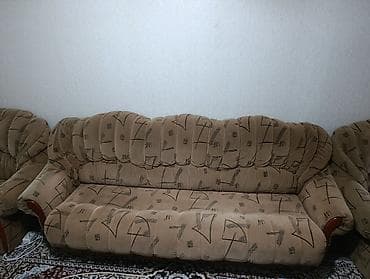 обивка мягкой мебели: Комплект мягкой мебели, цвет - Бежевый — 1