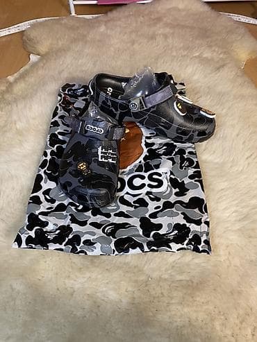 Саболор, 38, 39, 40, Crocs, Жаңы, түсү - Кара, Өзү алып кетүү, Акылуу жеткирүү