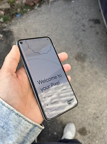 поко 4x: Google Pixel 5, Б/у, 128 ГБ, цвет - Зеленый, 1 SIM, eSIM — 2