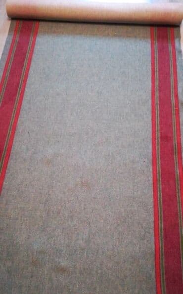 продаю ковёр бу: Ковровая дорожка Б/у, Однотонный — 2
