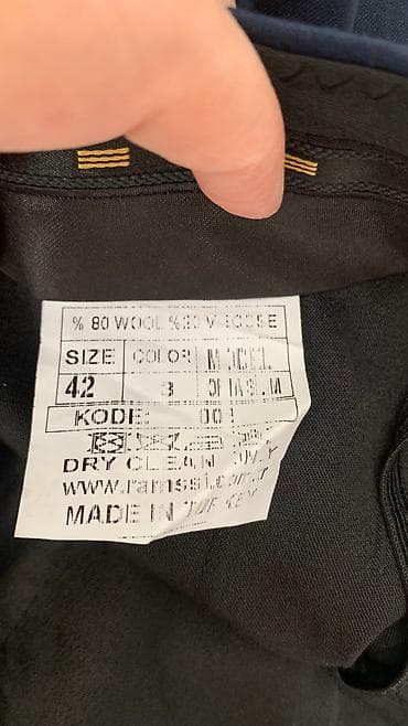 Куртки: Новые турецкие мужские брюки (классика),темно синего цвета,42 размер — 2