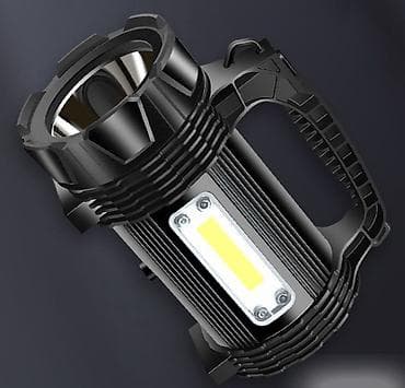 Үй жана бакча: 🔦 Мощный аккумуляторный фонарь Searchlight 889B (30W, 4800 mAh) — — 5