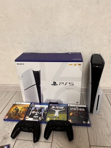 плейстейшен 5 бу: СРОЧНО ПРОДАМ PS5 SLIM 1 TB+ ИГРЫ! Состояние идеальное! Продаю — 1