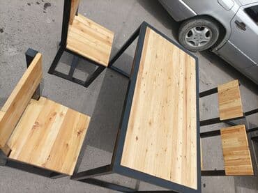 современные столы и стулья для кухни: Кухонный стол и стул — 2