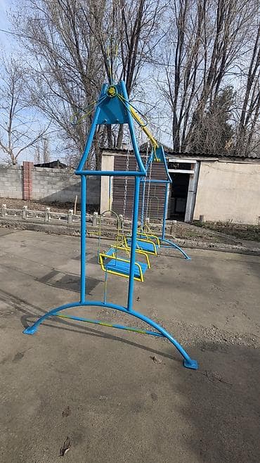строительная одежда: Детские качели, Подвесные Для улицы, Металл — 3