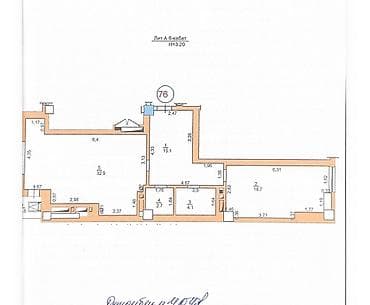 107: 2 комнаты, 75 м², Элитка, 6 этаж — 2