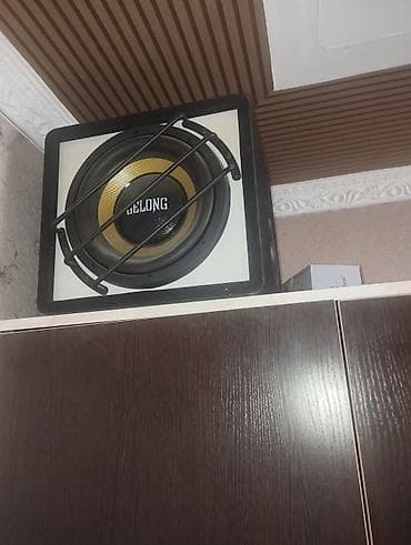 Автоунаа электроникасы: Сабвуфер Gelong в корпусе - Сабвуферный динамик с жёстким диффузором — 1