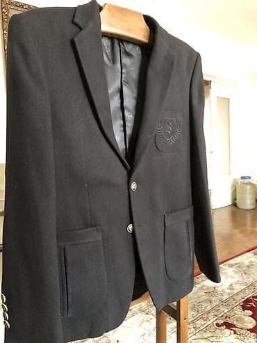 Пальтолор: Мужской пиджак Gilt Barazan - Классический черный цвет - Размер: 46 — 1