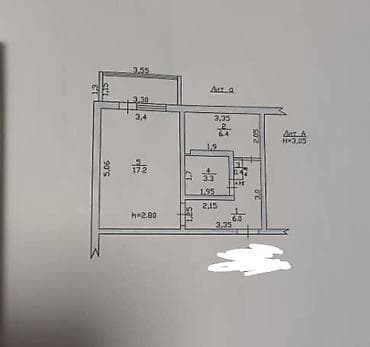 сдаются квартира 5мкр: 1 комната, 35 м², 105 серия, 3 этаж — 7