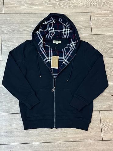 Толстовки: Мужская толстовка, M, L, XL, Burberry, Новый, цвет - Синий — 1