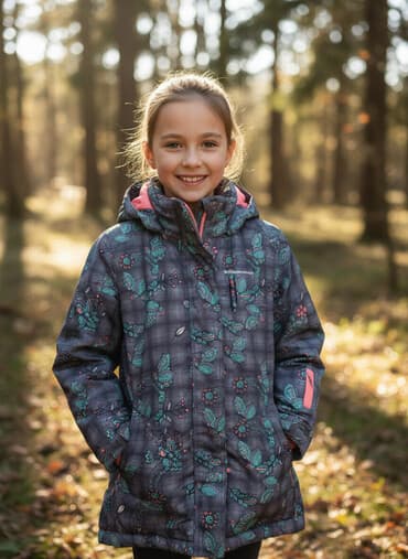 Комплекты одежды: Шикарная детская Деми куртка OUTVENTURE, размер RU/EU 128. В идеальном — 1
