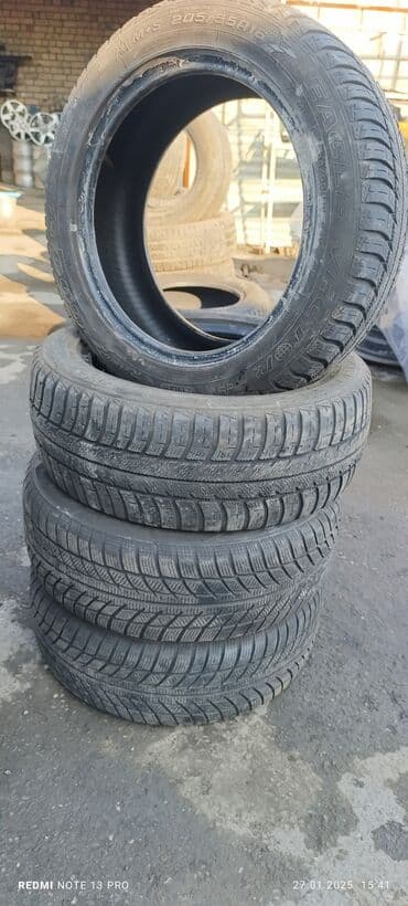 шины на мерседес: Шины 205 / 55 / R 16, Всесезонная, Б/у, Комплект, Легковые, Германия — 1