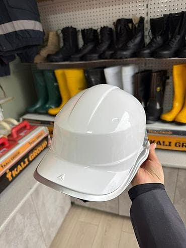 каски: Защитная каска с удлинённым козырьком - Материал: ударопрочный — 3