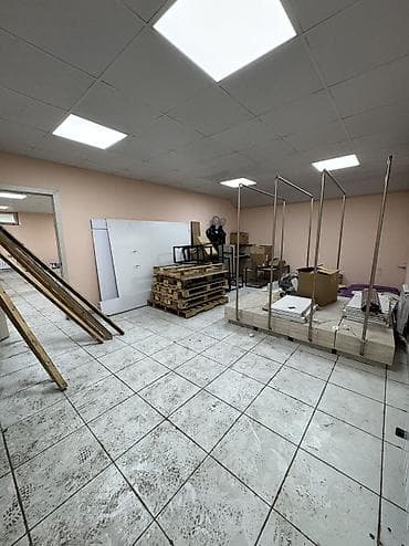 баетов: Продажа офисов 85 м², С ремонтом, Без мебели, Многоэтажное здание, Цокольный этаж этаж — 9