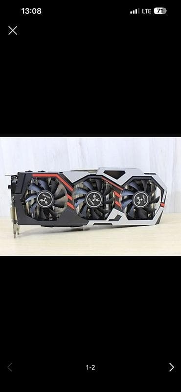 Видеокарта для ПК, Б/у, GeForce GTX, 8 ГБ