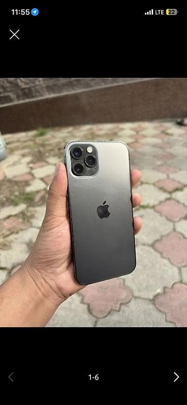 обмен iphone 6s: IPhone 12 Pro, 128 ГБ, Графит, Кабель, 91 % — 1