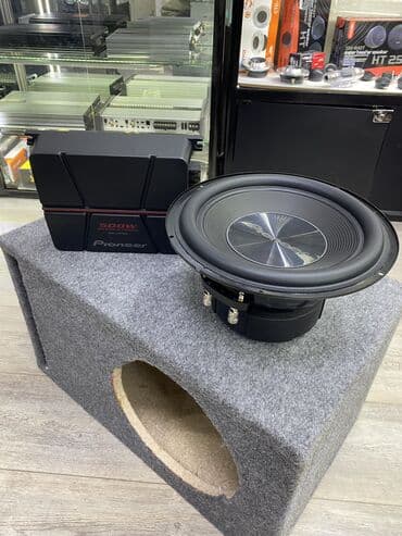 радио колонки: Pioneer!! Сабвуфер компании пионер! Все компоненты оригинальные! — 4