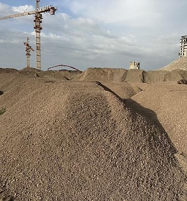 Смесь песок и гравий, Для бетона, Насыпью, Хово