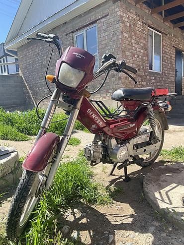 скутера с контейнера: Мопед SINGER Safari Light, бордовый. Особенности и комплектация: - — 4