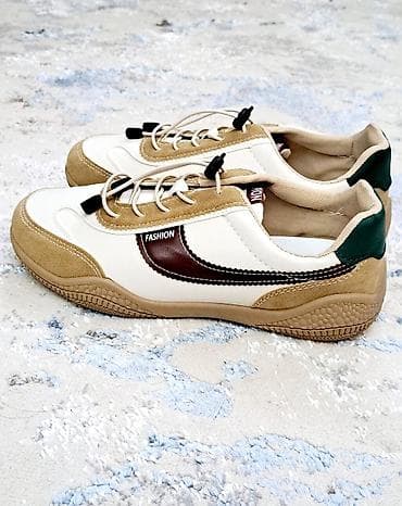 Мырзалардын бут кийими: Кроссовкалар, 39, Жаңы, түсү - Саргыч боз, Өзү алып кетүү, Акылуу жеткирүү — 2