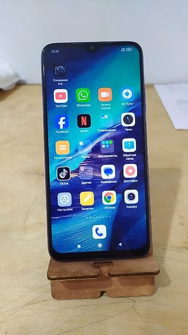 poco 4: Redmi, Redmi 9T, Б/у, 64 ГБ, цвет - Синий, 2 SIM — 1