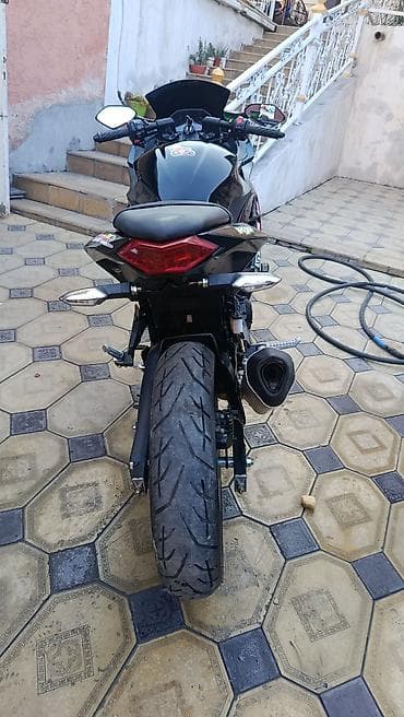 матор скутер: Спортбайк Kawasaki, 400 куб. см, Бензин, Взрослый, Б/у — 5