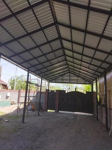 elegance stroy: Сварочные работы:навесы;односкатные,арки,полуарки, конверты,ангары — 4