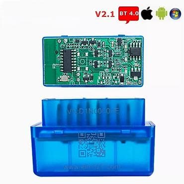 обд адаптер: ELM 327 адаптер блютуз. OBD2. Версия 2.1. Для подключения к компьютеру — 1