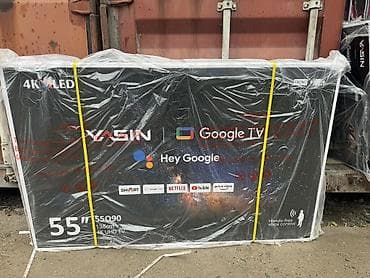 Телевизоры YASIN 55Q90 QLED 140 см 55" 4k 🔥💥СУПЕР АКЦИЯ💥🔥 (google tv)