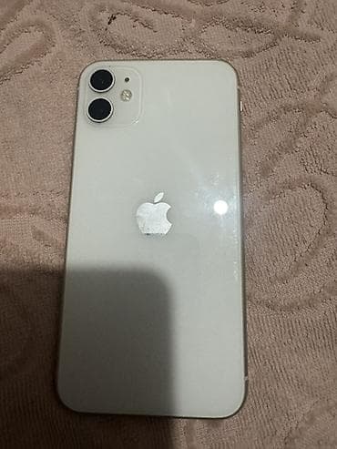 IPhone 11, Б/у, 64 ГБ, Белый, Чехол, 75 % at lalafo.kg IPhone 11, Б/у, 64 ГБ, Белый, Чехол, 75 %