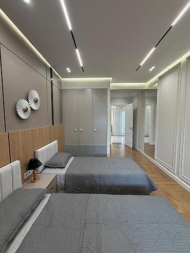 мусульманский салон: 3 комнаты, 105 м², 10 мкр Элитка, 10 этаж, Дизайнерский ремонт — 8