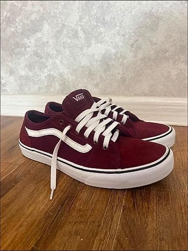 кеды зимние: Кеды Vans, размер 44.5 (EU). - Модель: низкие скейт-кеды с фирменной — 2