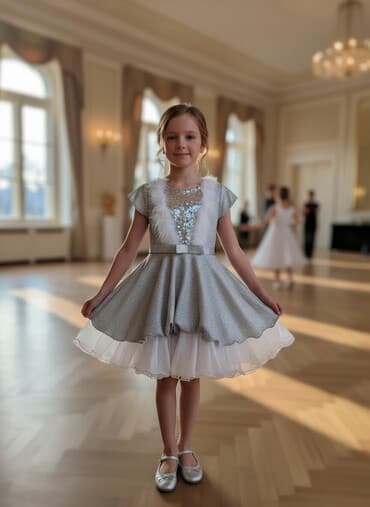 бальные платья для девочек бишкек: Детское платье, цвет - Розовый, Б/у — 1