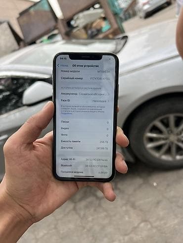 15 про 128: IPhone X, Б/у, 256 ГБ, Space Gray, 79 % — 4