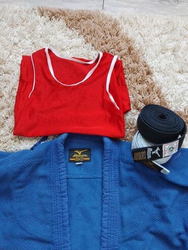 Эркектер кийими: Набор экипировки для борьбы/дзюдо и вольной борьбы. Состав: - Кимоно — 6