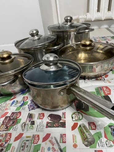 набор кастрюль bosch: Набор кастрюлей и сковородка из нержавеющей стали бренд BERGHOFF Made — 2