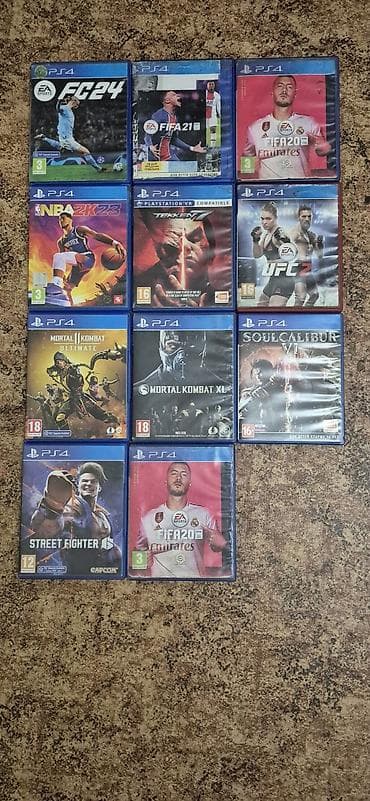 Sony PlayStation: Коллекция дисков для PlayStation 4. б/у количество 11 штук. Продаю всё — 1