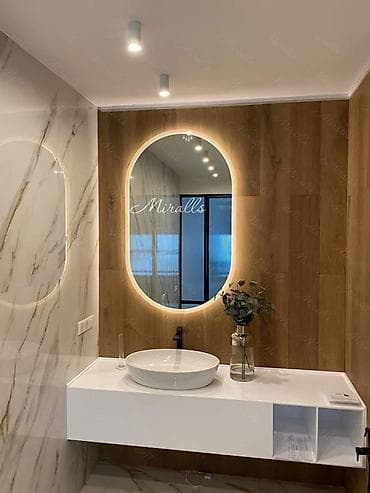 домашнии цветы: Зеркала с подсветкой для ванных комнат Описание: - Настенные зеркала — 2