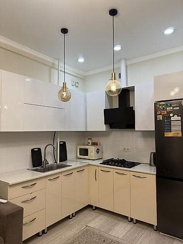 Недвижимость: 2 комнаты, 50 м², Элитка, Джал мкр (в т.ч. Верхний, Нижний, Средний) Элитка, 6 этаж, Свежий ремонт — 2
