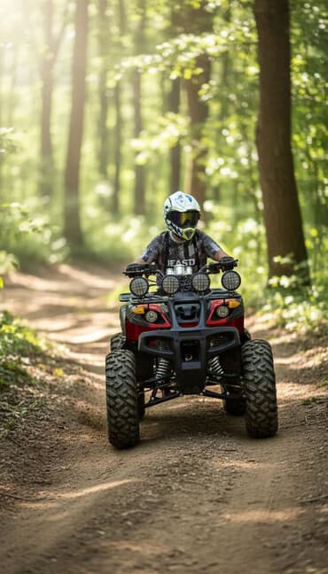 бэушные мотоциклы: Квадроцикл для бездорожья - Мощный полноприводный квадроцикл с — 2