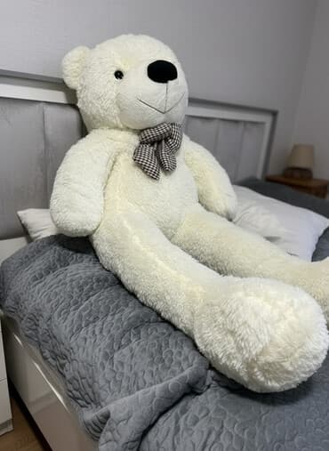 куклы simba: Большой плюшевый мишка кремового цвета. - Размер: гигантский, с — 2