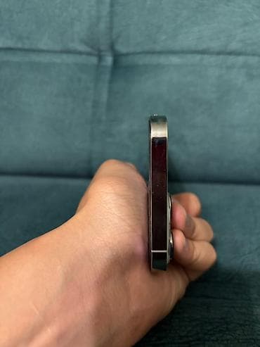 Техника и электроника: IPhone 13 Pro Max, Б/у, 128 ГБ, White Titanium, Защитное стекло, Чехол, Коробка, 77 % — 7