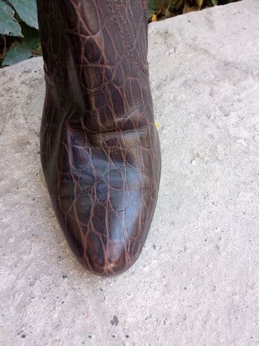 Сапоги: Бренд кожа 100% — 4